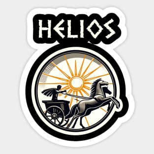 Helios Greek God of the Sun Chariot of the Sun God Sticker